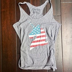 perfect for the 4th! unicorn tank // size M